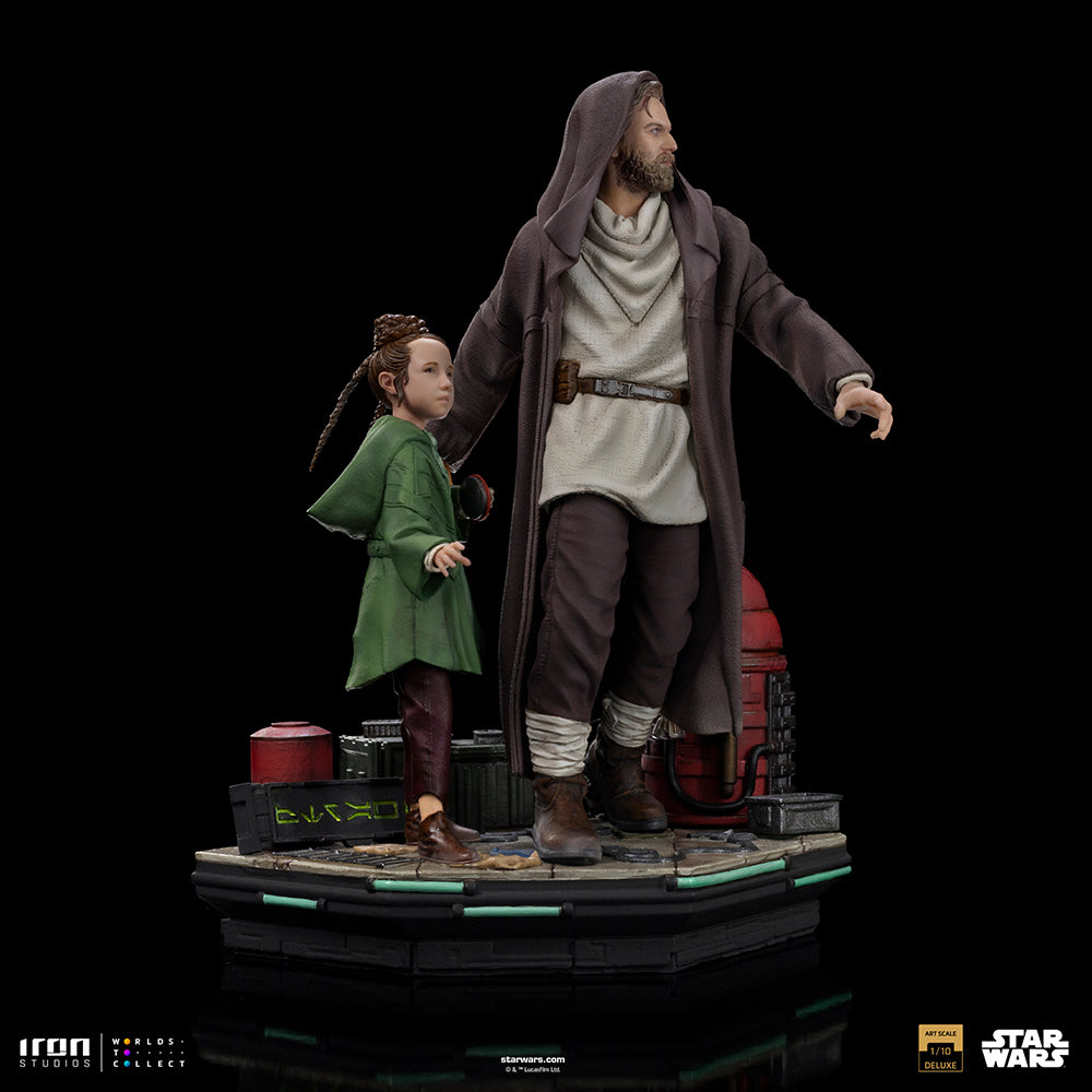 PRE-ORDER Star Wars - Obi-Wan and Young Leia BDS Art Scale 1/10