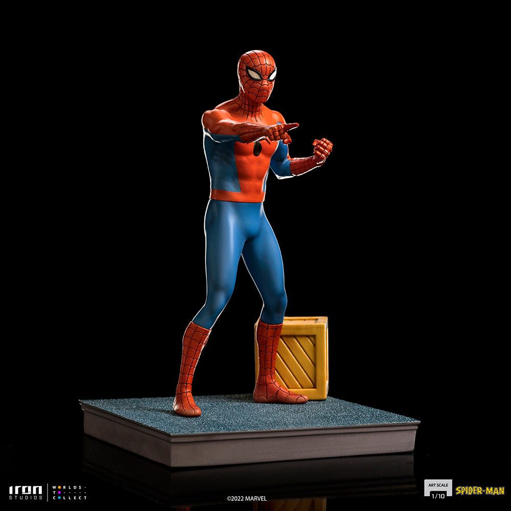 PRE-ORDER Spider-Man Animated Series - Spider-Man 60s Art Scale 1/10