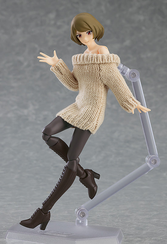 IN-STOCK Max Factory - figma 574 - figma Styles - Female Body (Chiaki) with Off-the-Shoulder Sweater Dress
