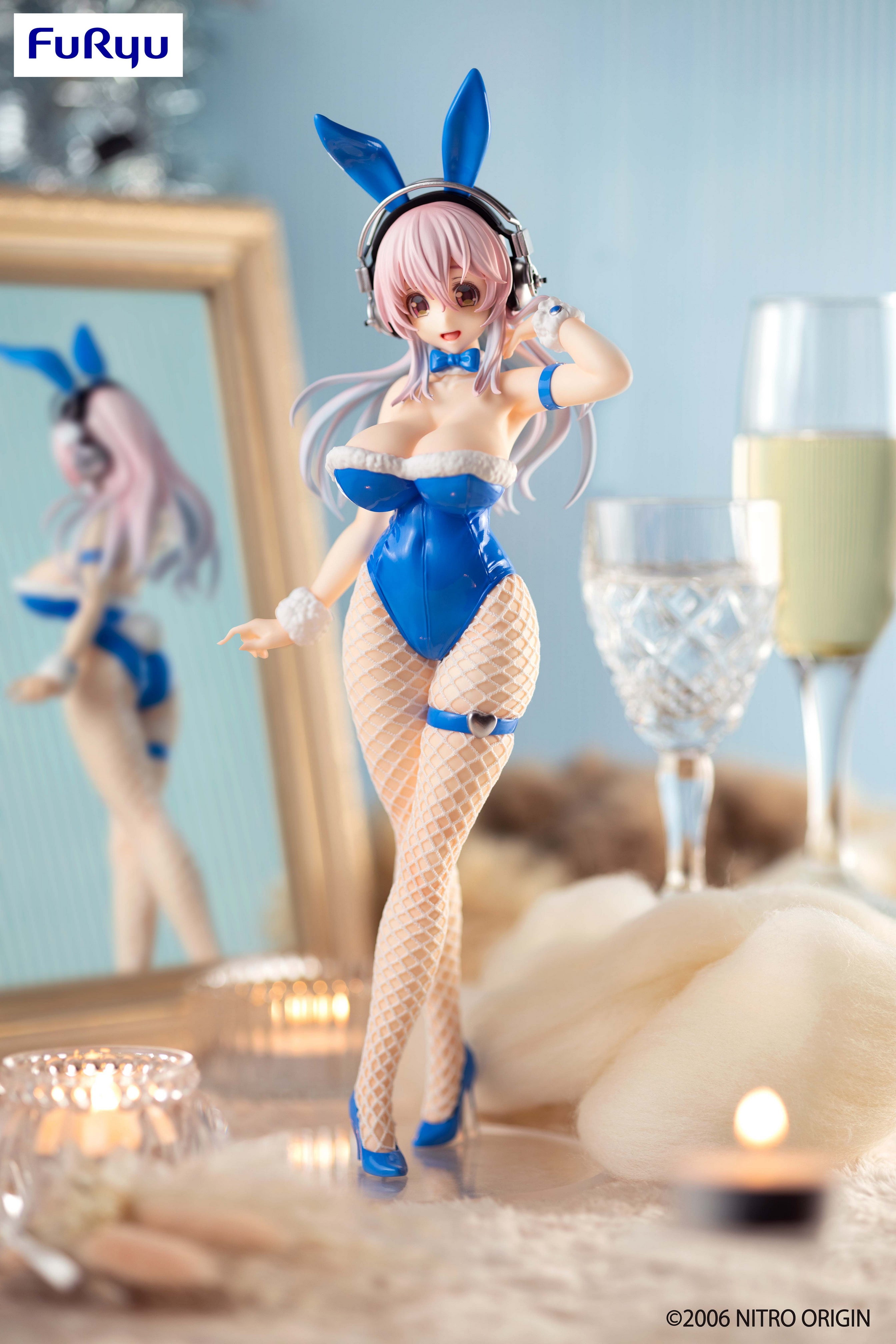PRE-ORDER Super Sonico BiCute Bunnies Figure - Sonico: Blue Rabbit Ver.