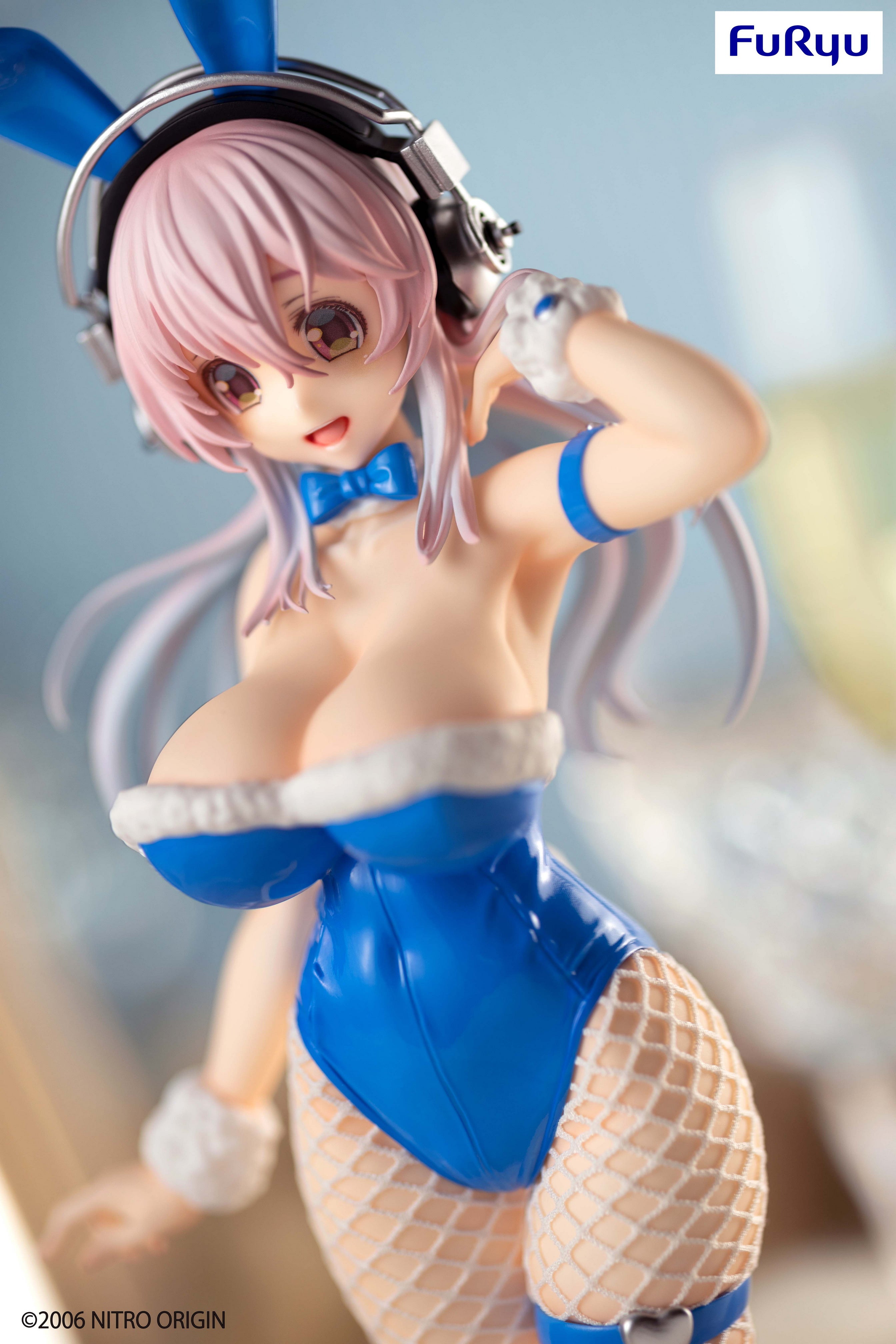 PRE-ORDER Super Sonico BiCute Bunnies Figure - Sonico: Blue Rabbit Ver.