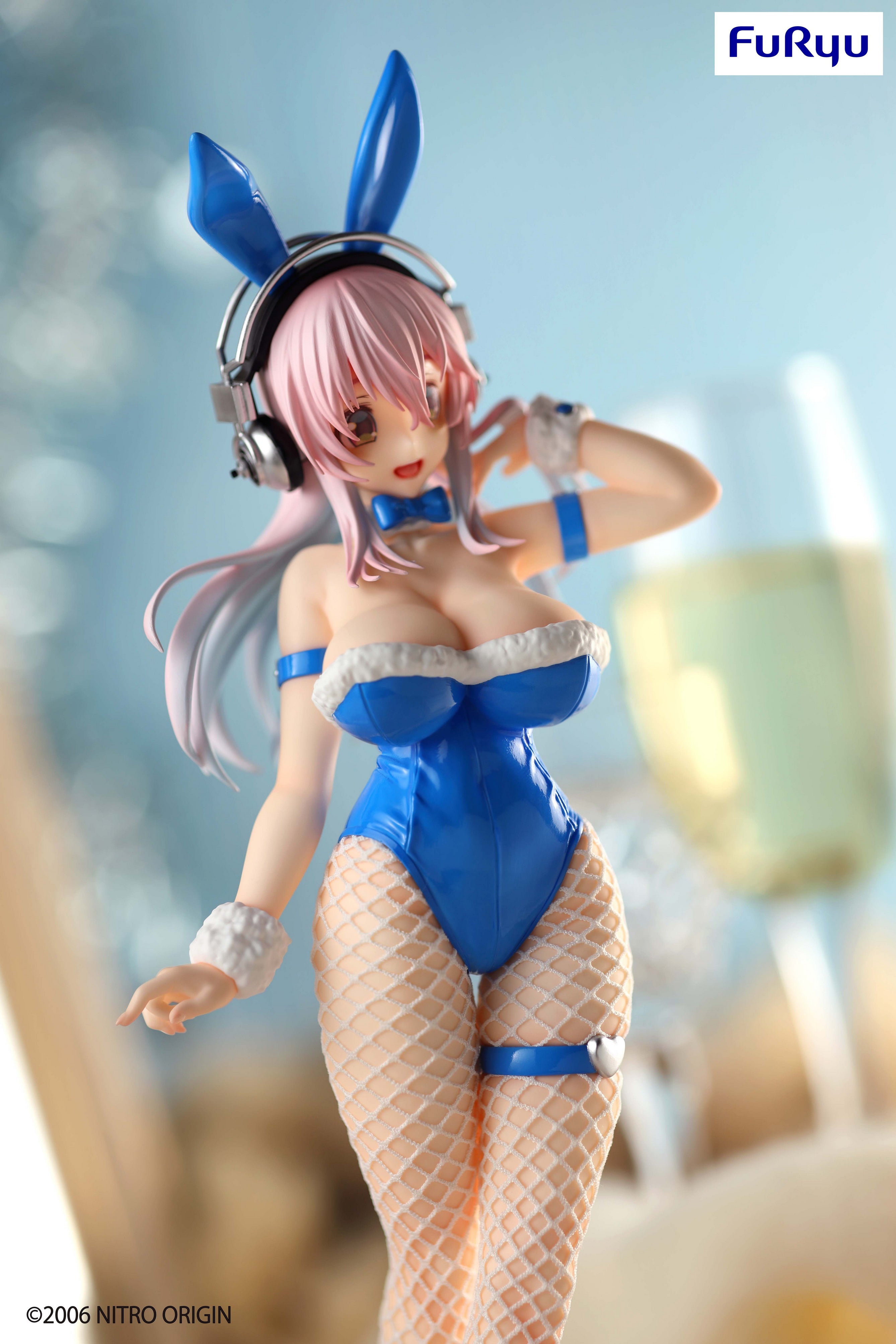 PRE-ORDER Super Sonico BiCute Bunnies Figure - Sonico: Blue Rabbit Ver.