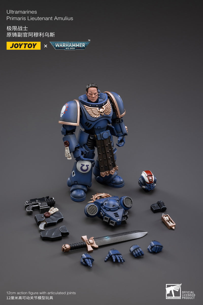 PRE-ORDER Warhammer 40k - Ultramarines - Primaris Lieutenant Amulius 1/18 [May 2023 Release]