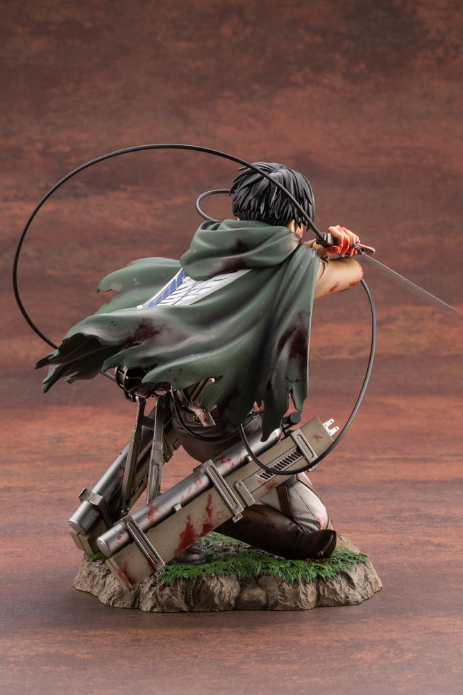 IN-STOCK Kotobukuya - ARTFX J - Attack on Titan - Levi: Fortitude Ver. 1/7 [2nd Release]