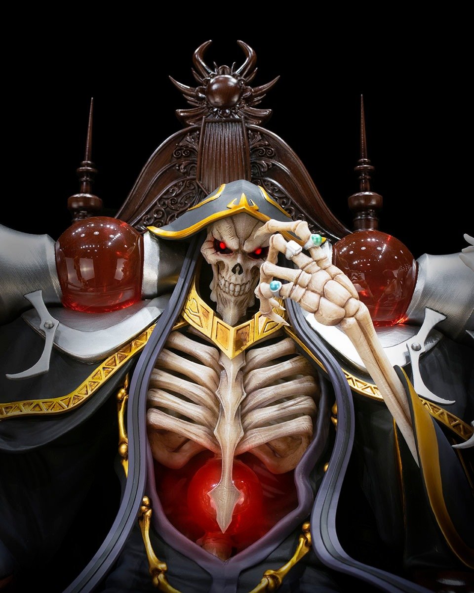 PRE-ORDER Overlord - Ainz Ooal Gown & Albedo 1/4
