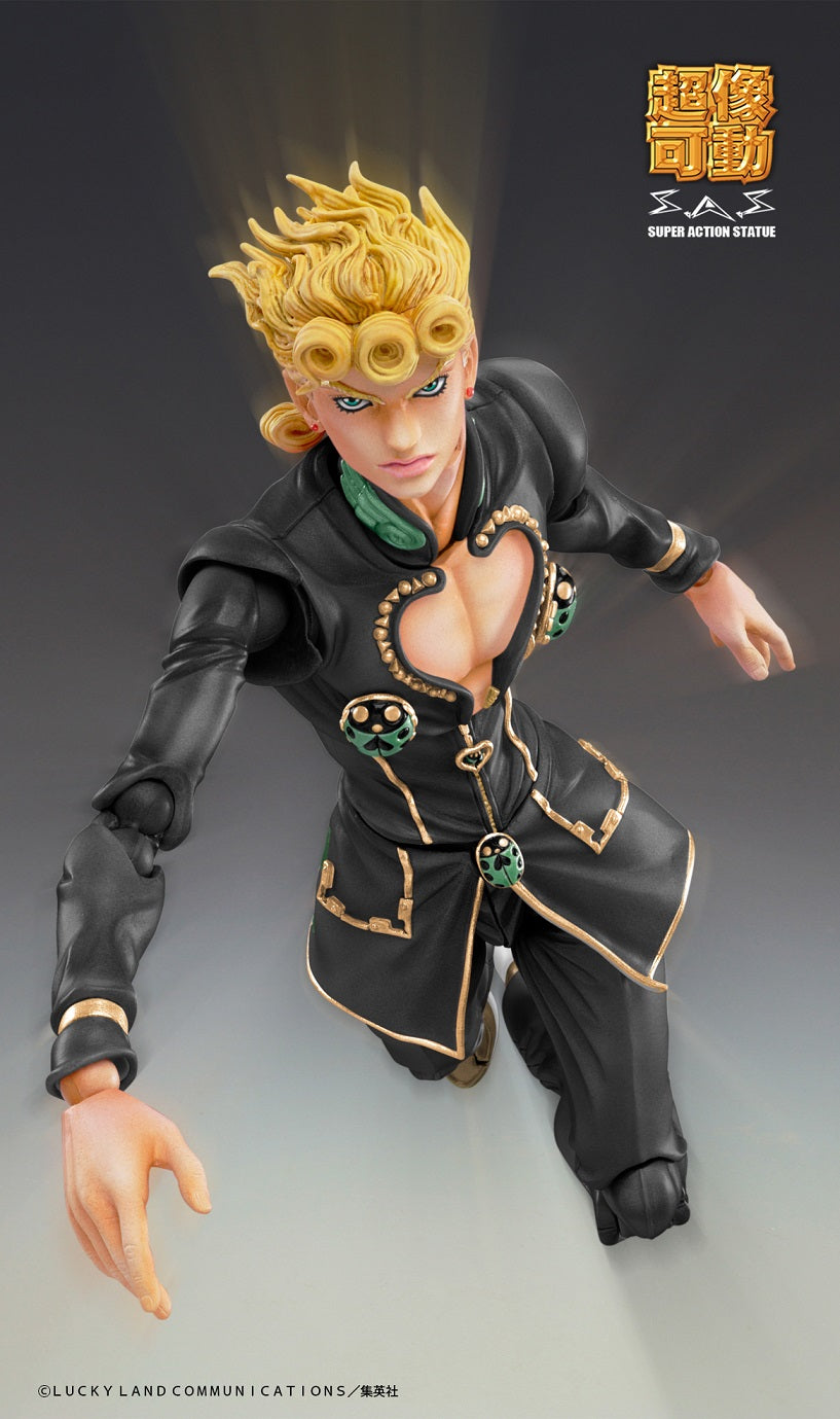 PRE-ORDER Super Action Statue - Jojo's Bizarre Adventure: Golden Wind - Giorno Giovanna: Black Ver. [2nd Release]