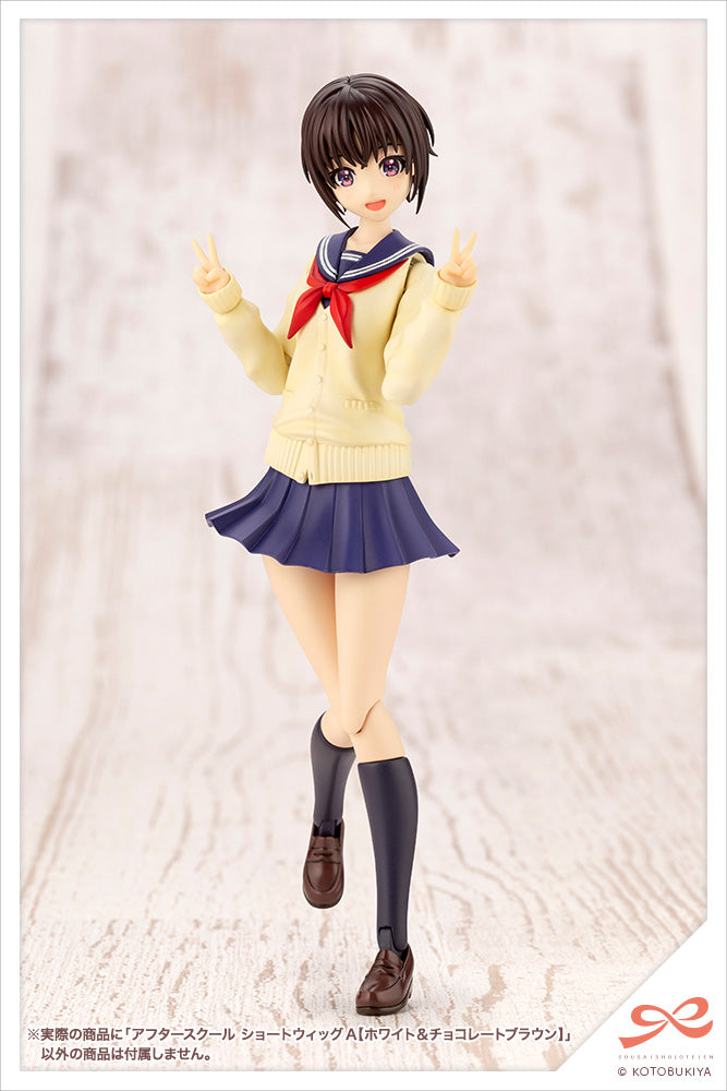 PRE-ORDER Sousai Shoujo Teien - Short Wig Type A: White & Chocolate Brown