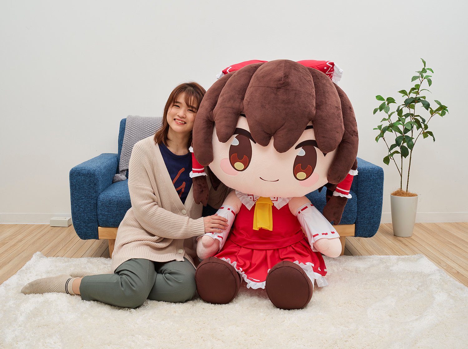 PRE-ORDER Touhou Project Super Big Plush - Reimu Hakurei