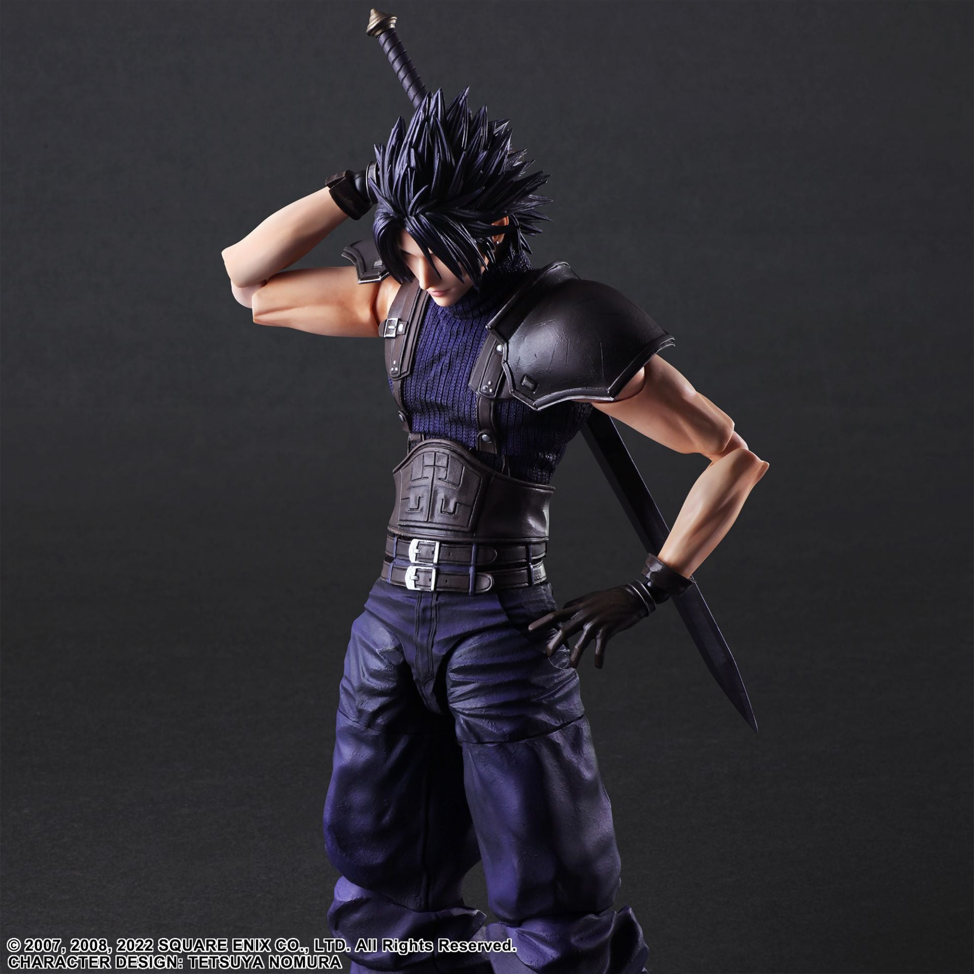 IN-STOCK PLAY ARTS Kai - Crisis Core Final Fantasy VII Reunion - Zack Fair: Soldier 2nd Class [EXCLUSIVE]