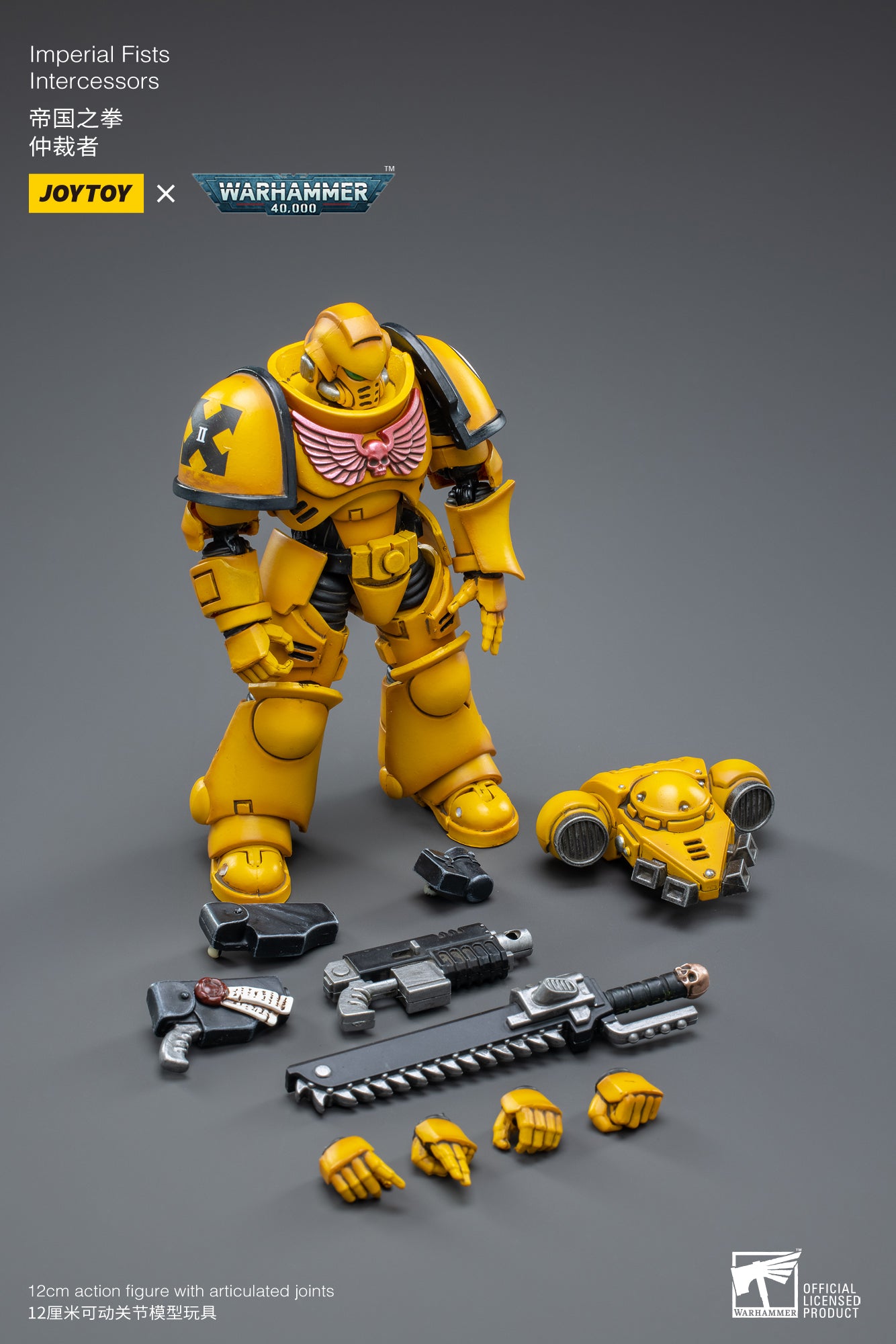 PRE-ORDER Warhammer 40K - Imperial Fists Intercessors 1/18