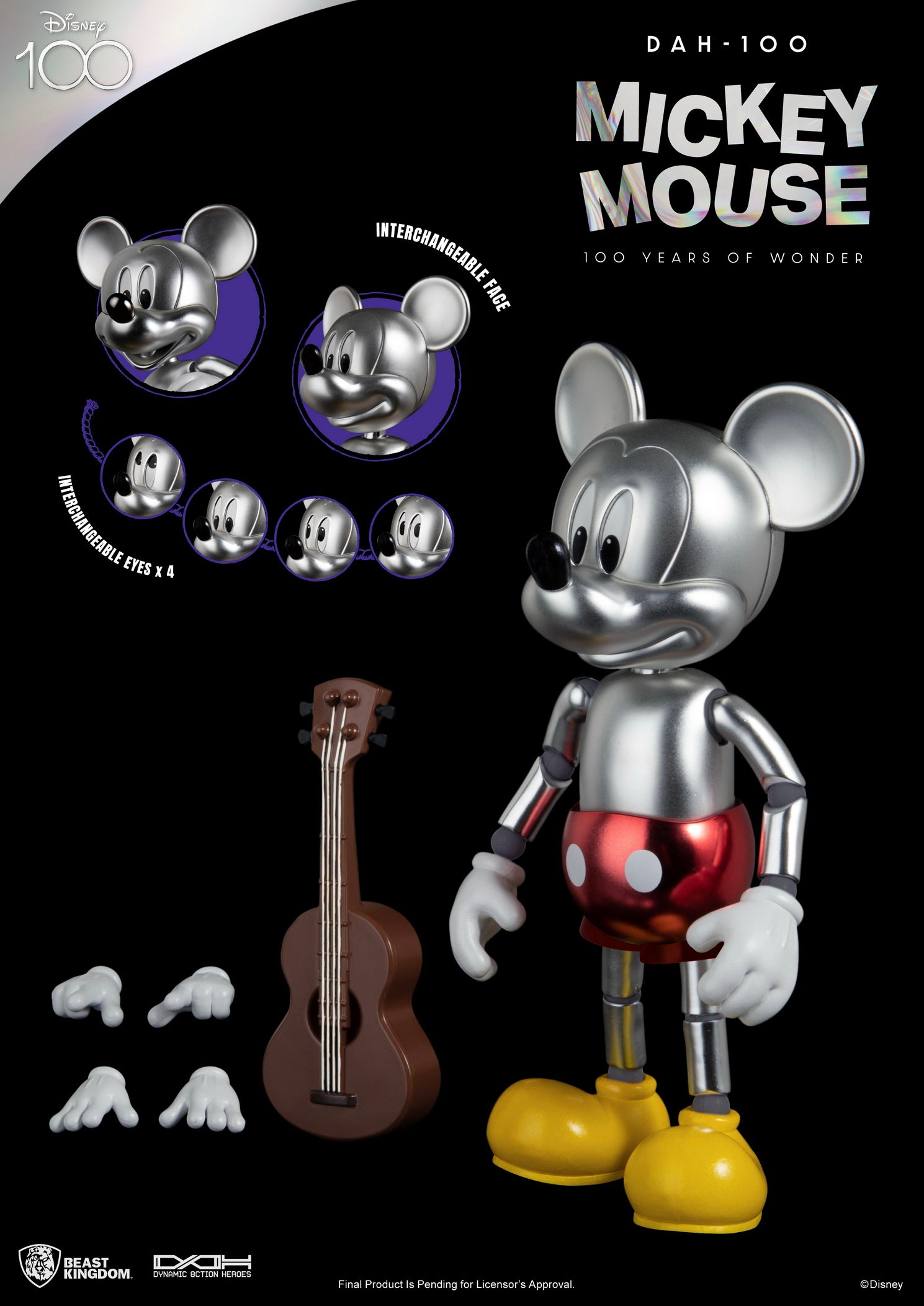 PRE-ORDER Dynamic 8action Heroes - Disney 100 Years of Wonder - Mickey Mouse