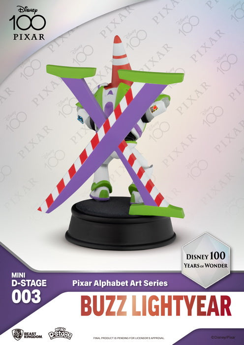PRE-ORDER Disney 100 Years of Wonder Series Mini Diorama Stage 003 - Pixar Alphabet Art Series [Box of 6]