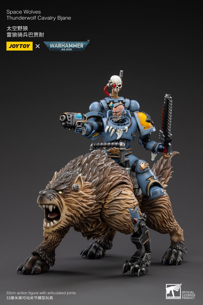 PRE-ORDER Warhammer 40k - Space Wolves - Thunderwolf Cavalry Bjane 1/18 [May 2023 Release]