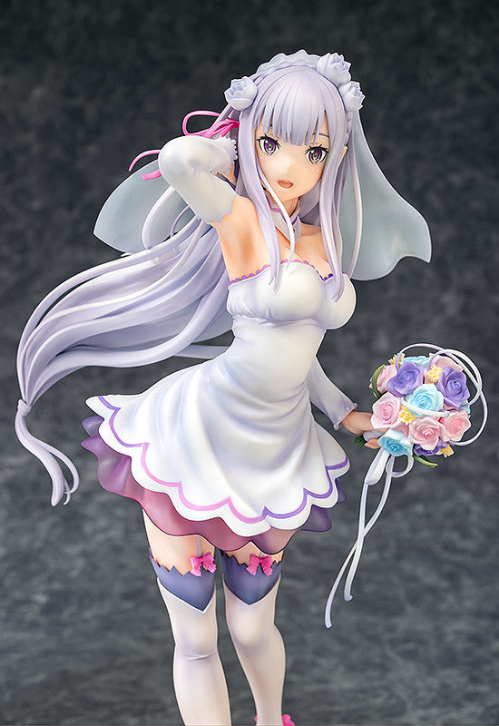 PRE-ORDER Re:ZERO -Starting Life in Another World- - Emilia: Wedding Ver. 1/7 [2nd Release]