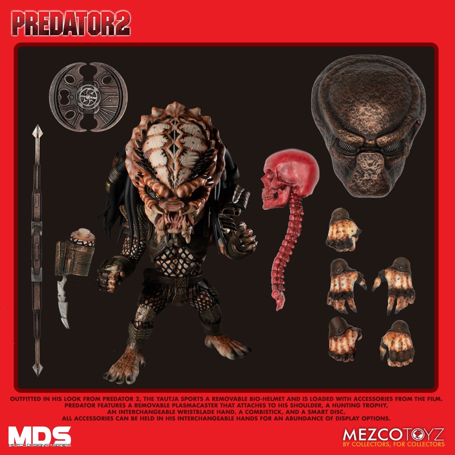 PRE-ORDER Mezco Designer Series - Predator 2 - Deluxe City Hunter
