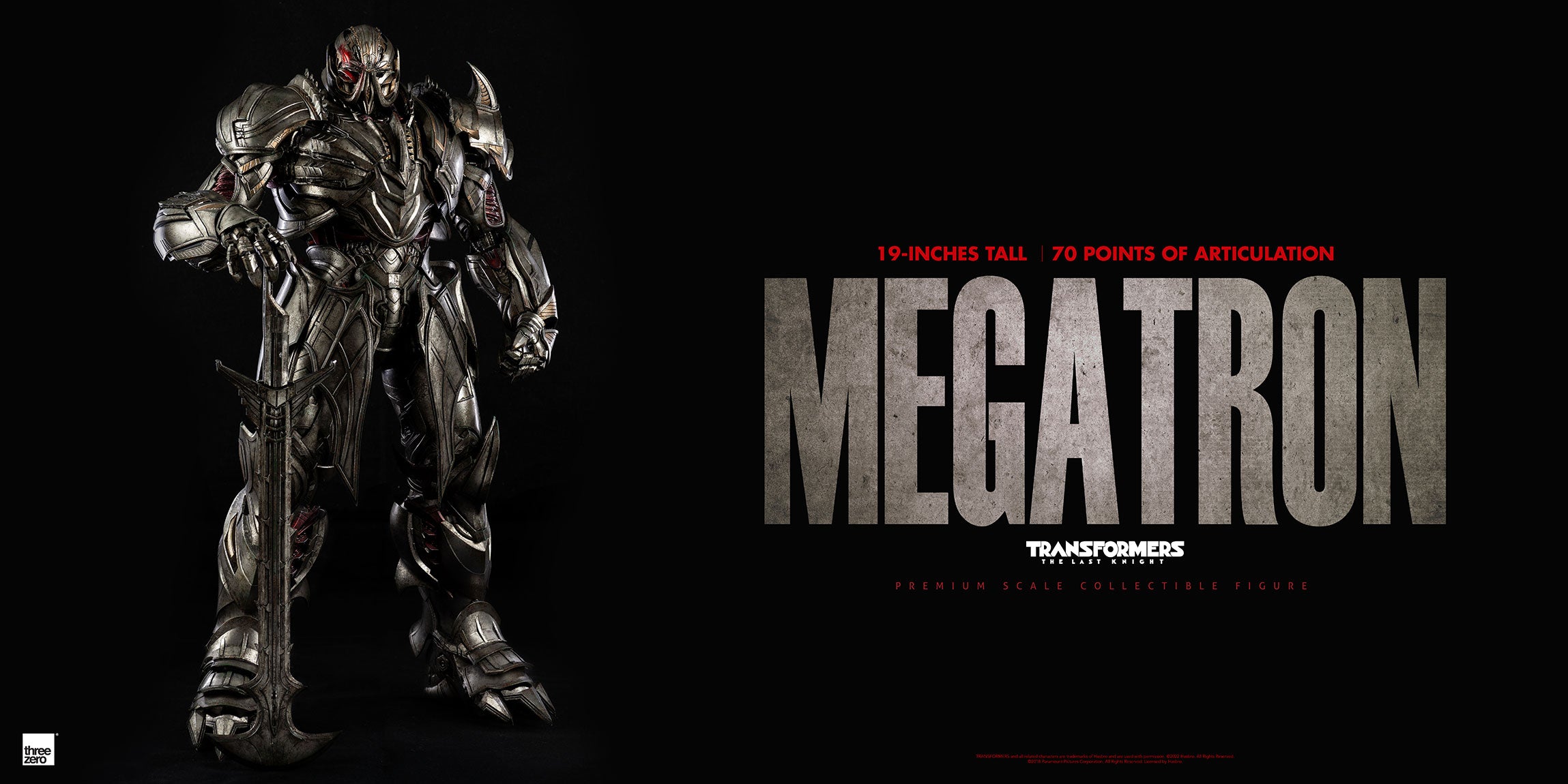 PRE-ORDER Transformers: The Last Knight - Megatron [4th Quarter 2022 Release]