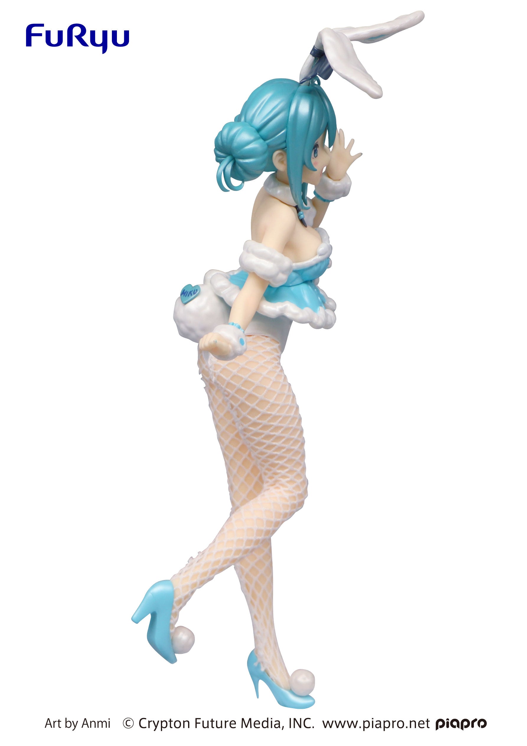 IN-STOCK FuRyu - Hatsune Miku BiCute Bunnies Figure - Hatsune Miku: White Rabbit Pearl Color Ver.