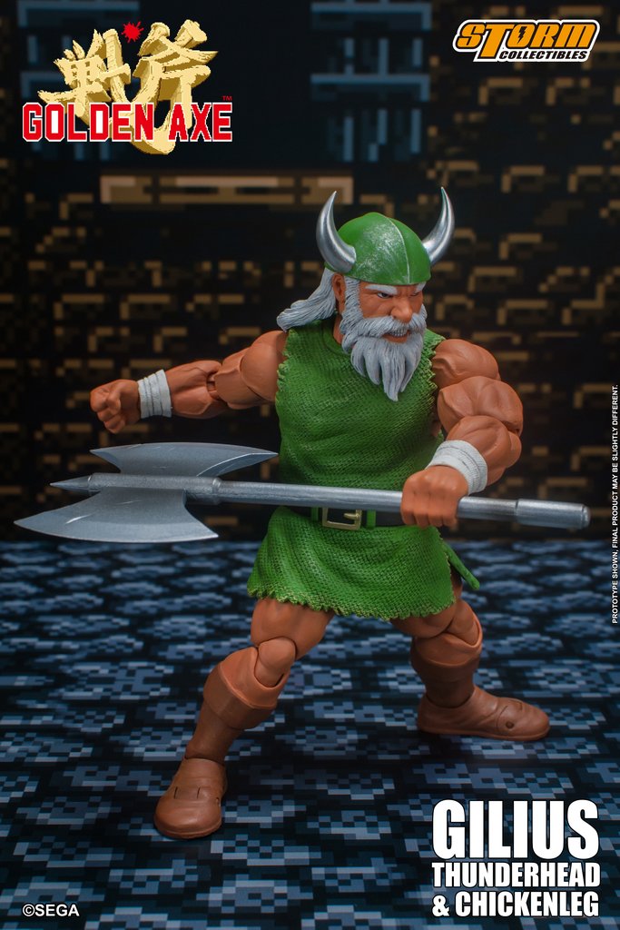 PRE-ORDER Golden Axe - Gilius Thunderhead and Chicken Leg