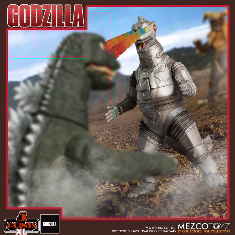 PRE-ORDER 5 Points XL - Godzilla vs Mechagodzilla (1974) Three Figure Boxed Set