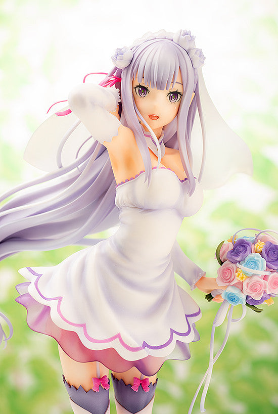 PRE-ORDER Re:ZERO -Starting Life in Another World- - Emilia: Wedding Ver. 1/7 [2nd Release]