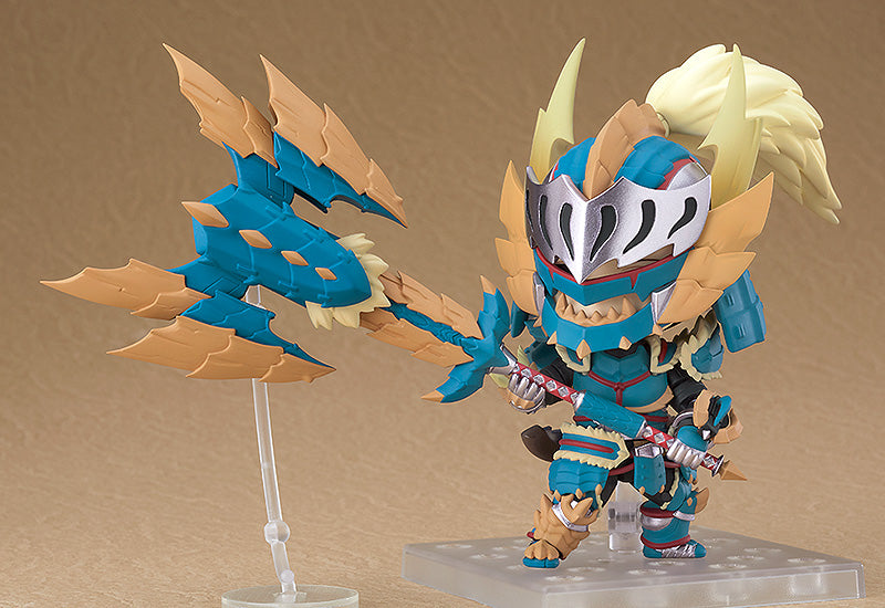 IN-STOCK Good Smile Company - Nendoroid 1421-DX - MONSTER HUNTER WORLD: ICEBORNE - Hunter: Male Zinogre Alpha Armor Ver. DX
