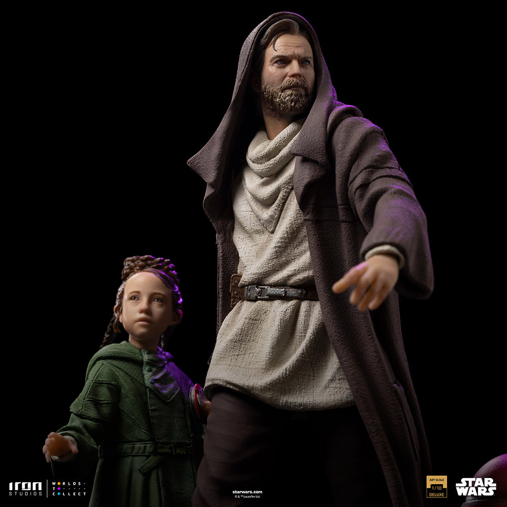 PRE-ORDER Star Wars - Obi-Wan and Young Leia BDS Art Scale 1/10