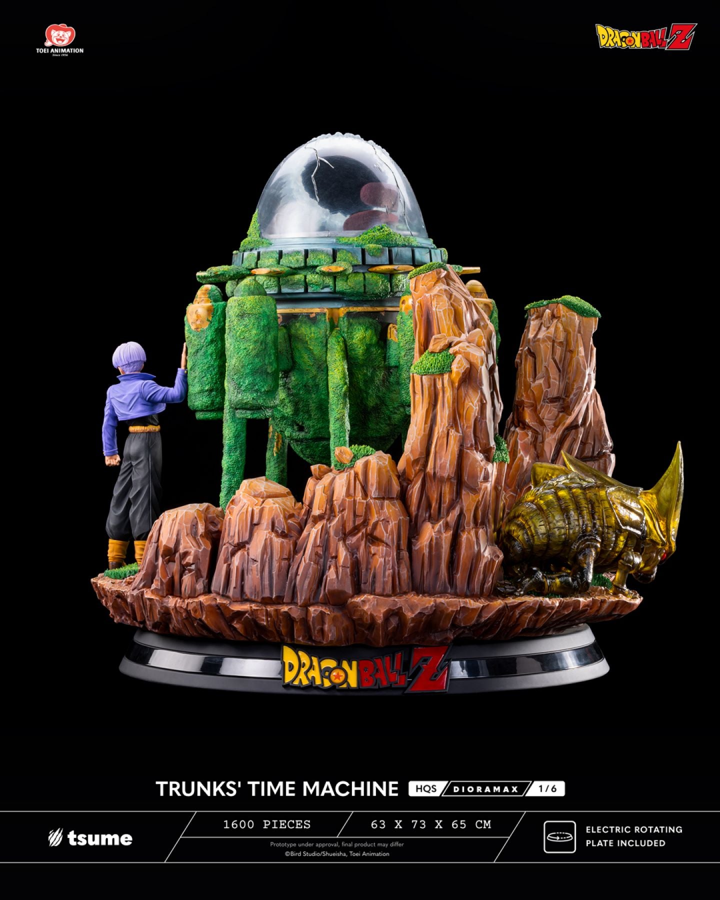 PRE-ORDER HQS Dioramax - Dragon Ball Z - Trunks' Time Machine 1/6