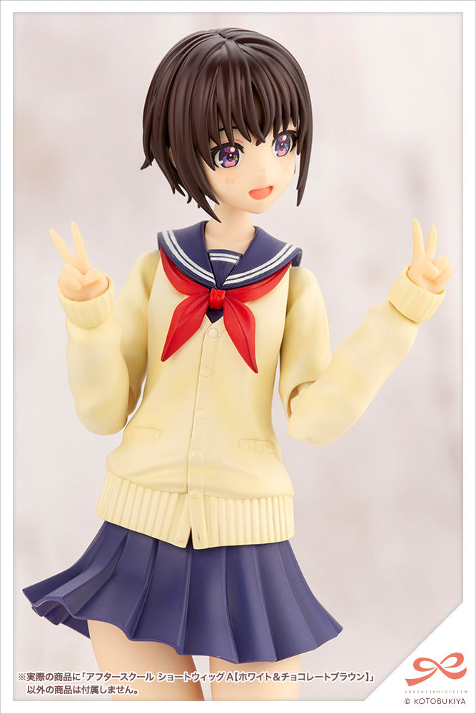PRE-ORDER Sousai Shoujo Teien - Short Wig Type A: White & Chocolate Brown