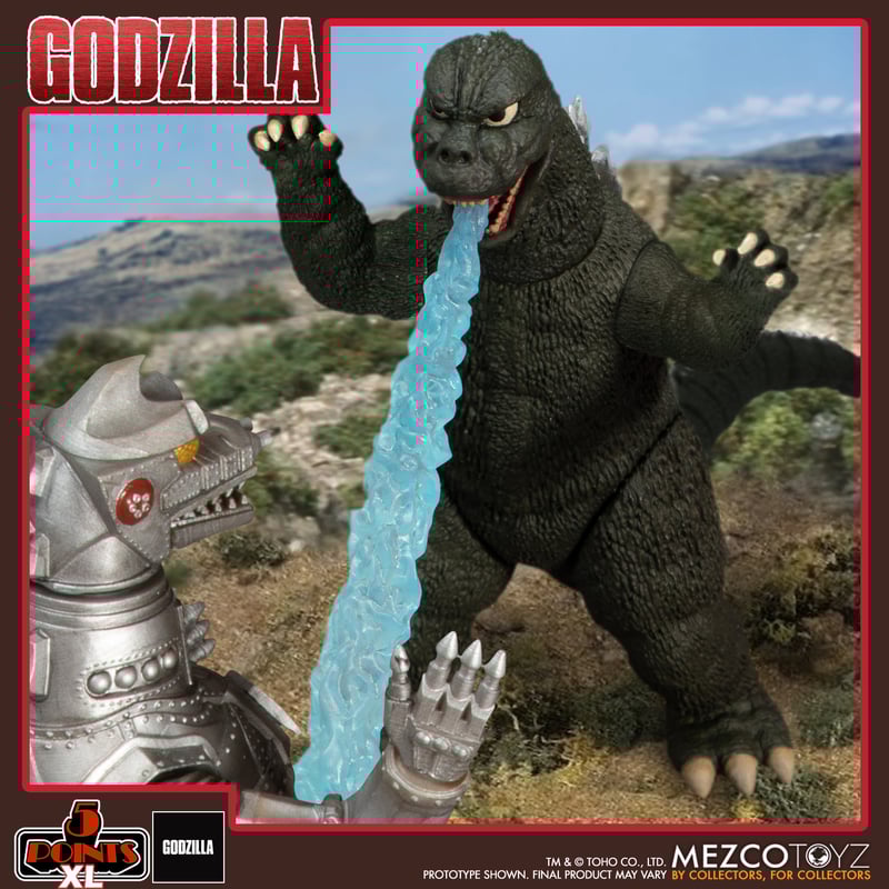 PRE-ORDER 5 Points XL - Godzilla vs Mechagodzilla (1974) Three Figure Boxed Set