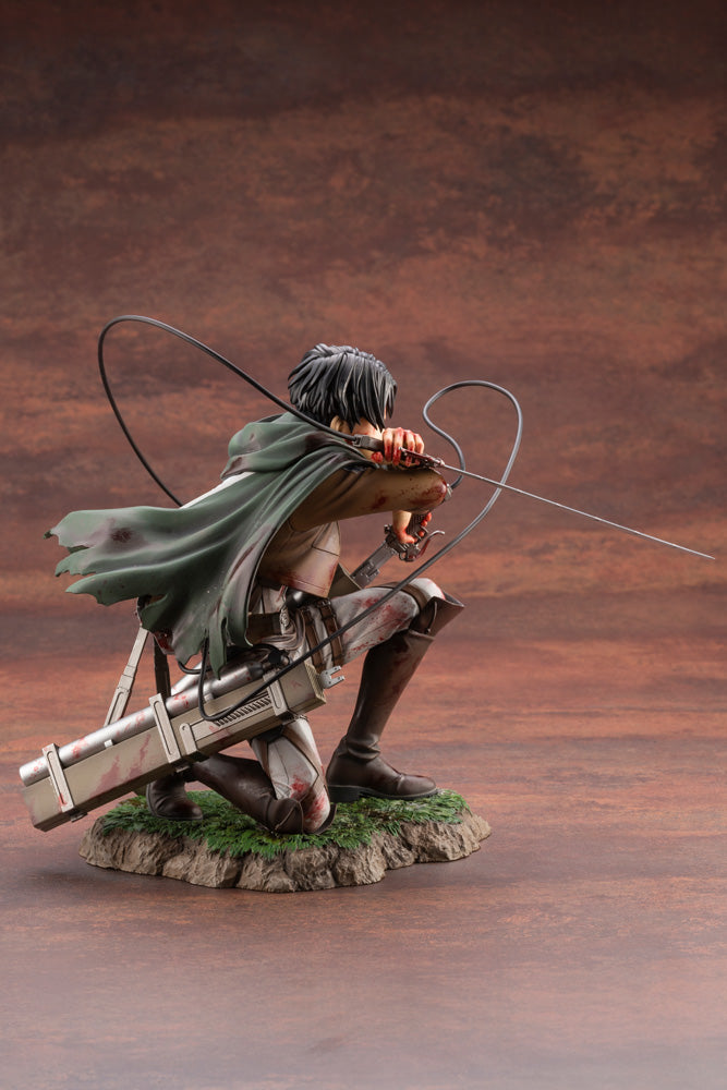 IN-STOCK Kotobukuya - ARTFX J - Attack on Titan - Levi: Fortitude Ver. 1/7 [2nd Release]