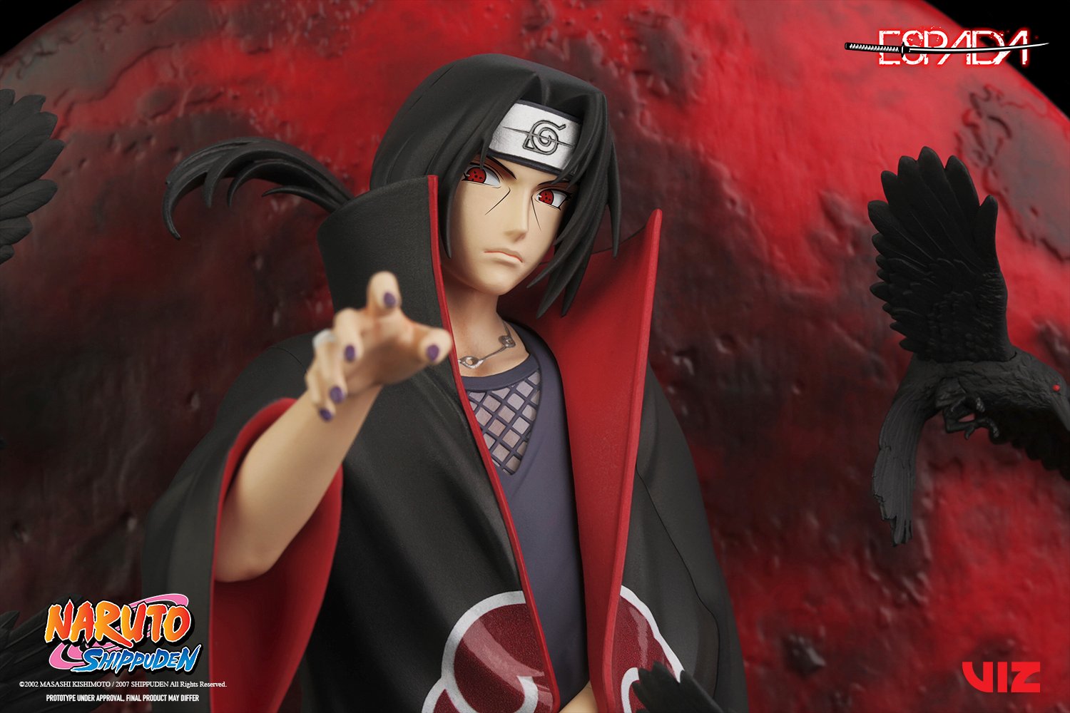 PRE-ORDER Wall Statue - Naruto Shippuden - Itachi Uchiha: Tsukuyomi 1/8