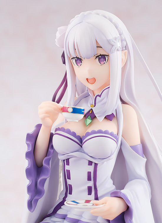IN-STOCK Kadokawa - KDColle - Re:ZERO -Starting Life in Another World- - Emilia: Tea Party Ver. 1/7