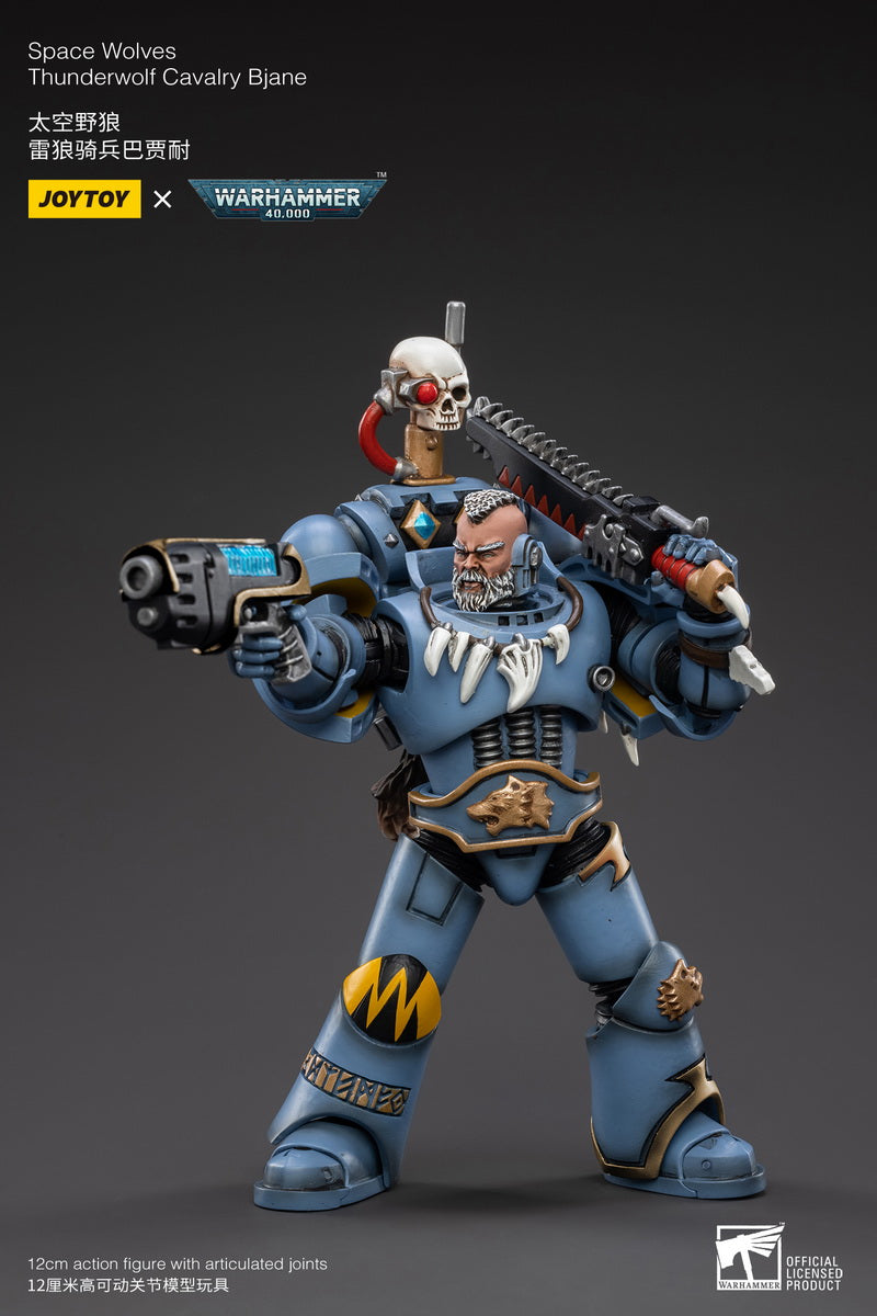 PRE-ORDER Warhammer 40k - Space Wolves - Thunderwolf Cavalry Bjane 1/18 [May 2023 Release]