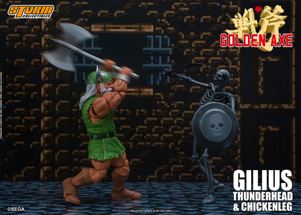 PRE-ORDER Golden Axe - Gilius Thunderhead and Chicken Leg