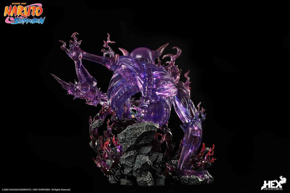 IN-STOCK HEX Collectibles - Naruto Shippuden - Uchiha Sasuke: Kekkei genkai, Mangekyo Sharingan: Susano’o 1/8