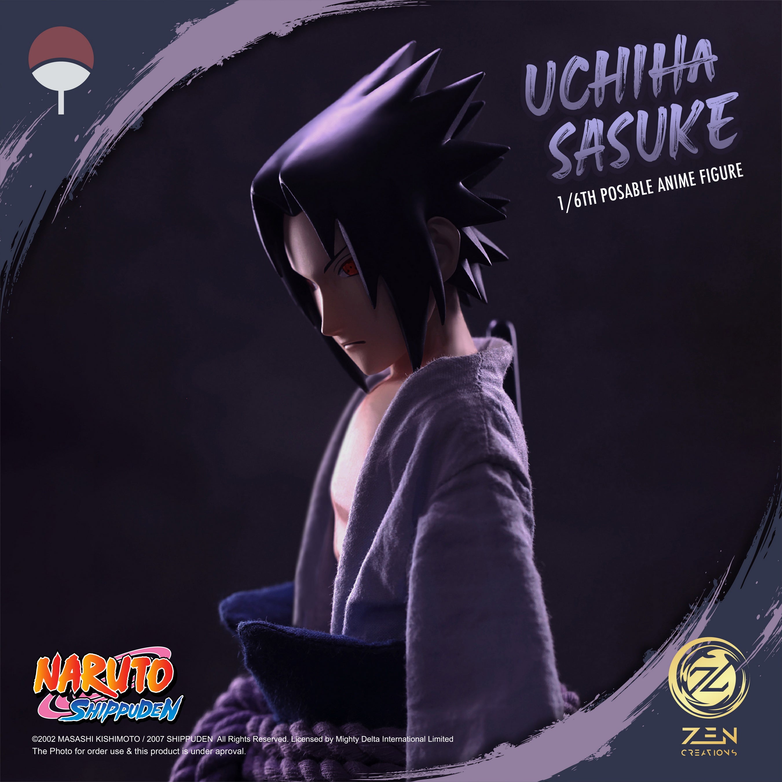 PRE-ORDER Posable Anime Figure - Naruto Shippuden - Uchiha Sasuke 1/6