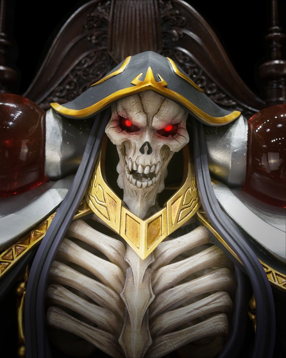 PRE-ORDER Overlord - Ainz Ooal Gown & Albedo 1/4
