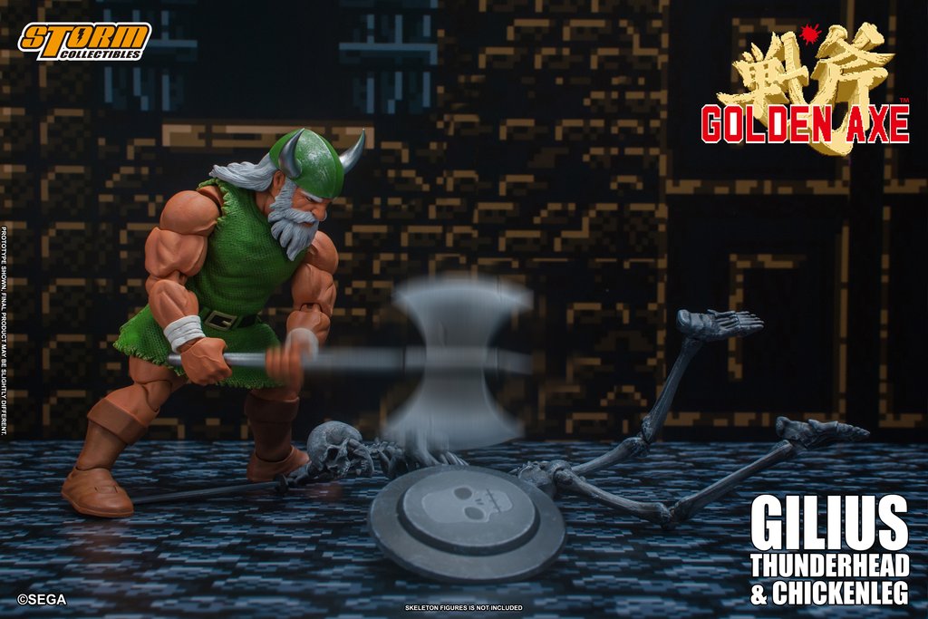 PRE-ORDER Golden Axe - Gilius Thunderhead and Chicken Leg