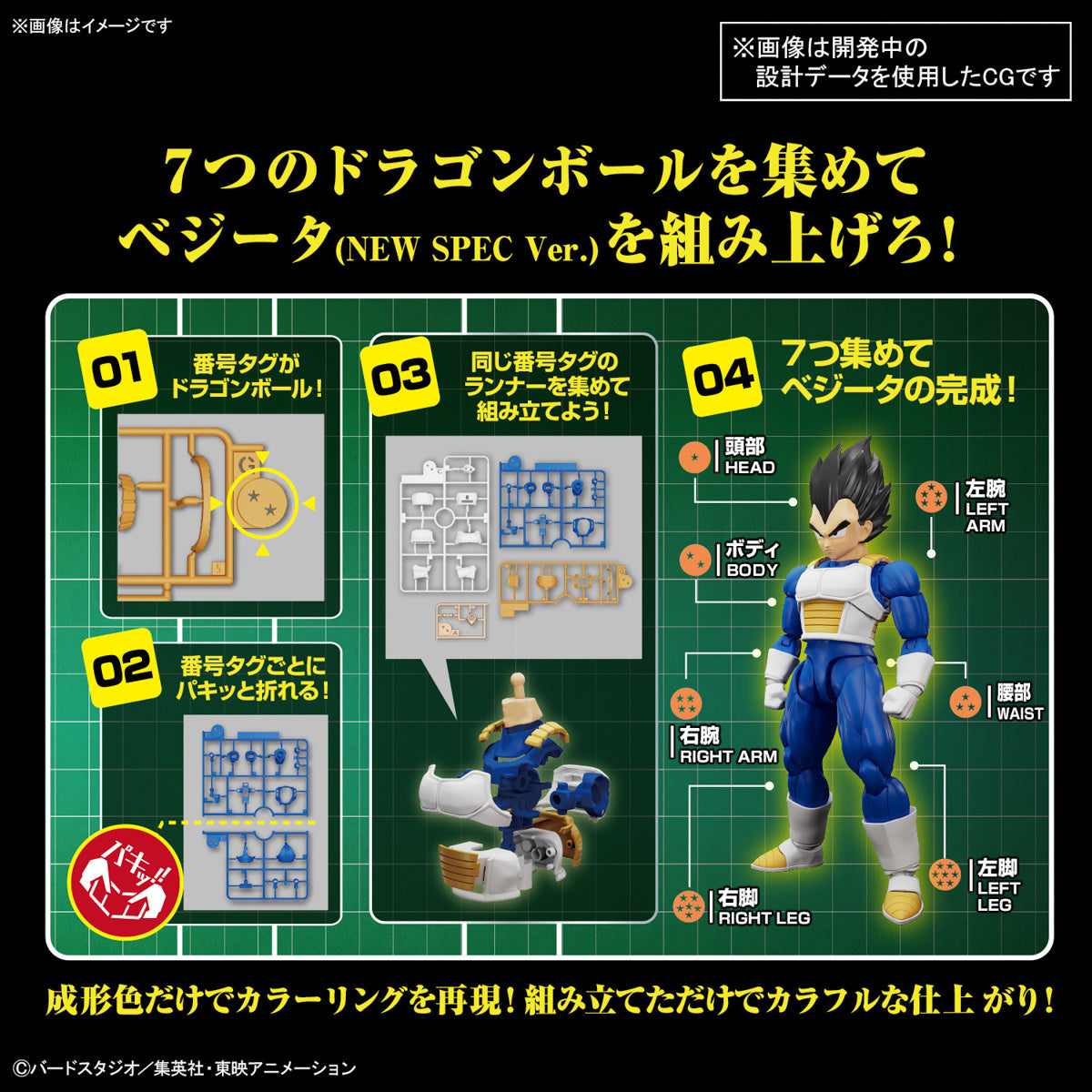 PRE-ORDER Figure-rise Standard - Dragon Ball Z - Vegeta: New Spec Ver.