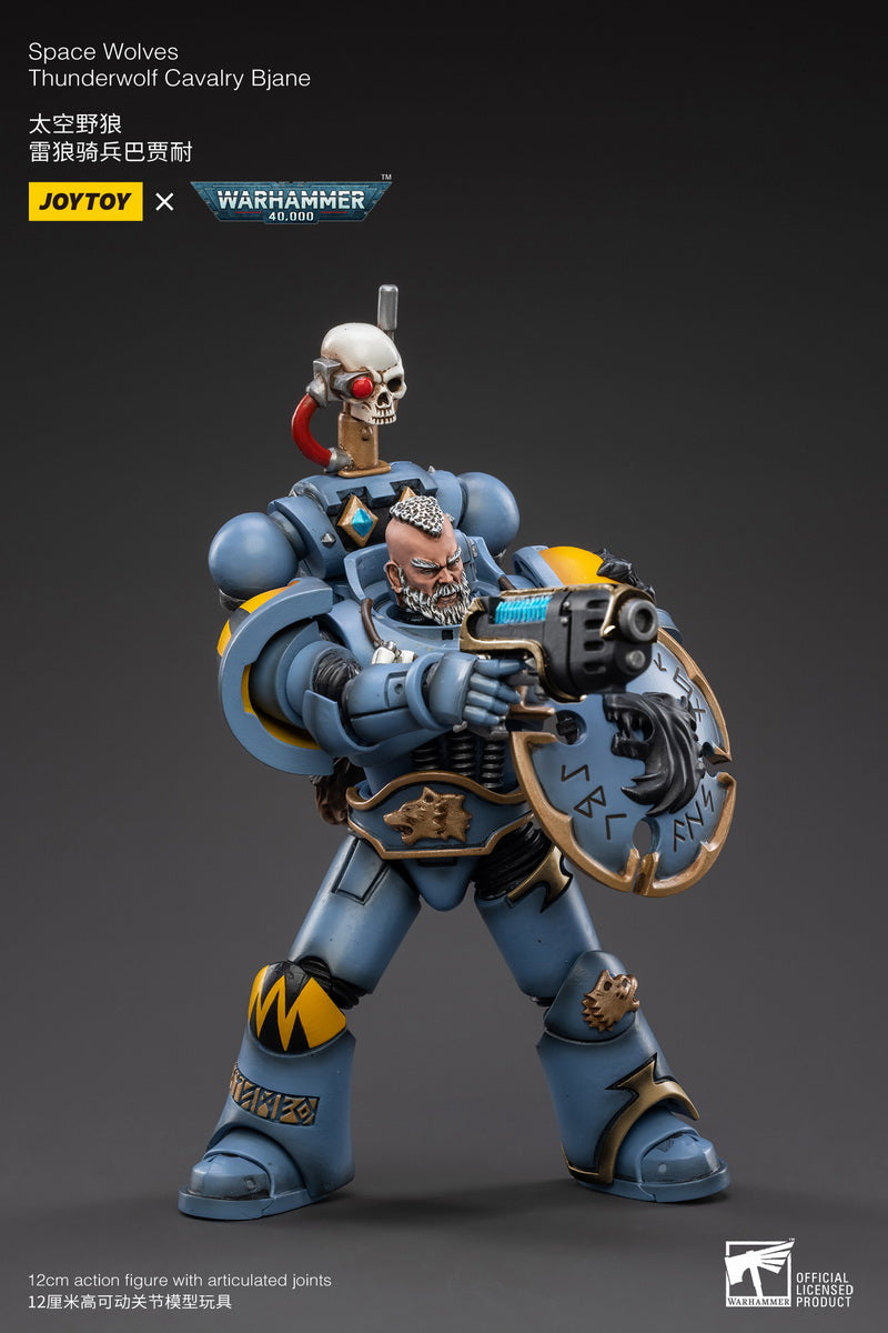 PRE-ORDER Warhammer 40k - Space Wolves - Thunderwolf Cavalry Bjane 1/18 [May 2023 Release]