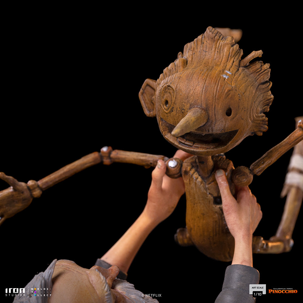 PRE-ORDER Pinocchio - Geppetto & Pinocchio Art Scale 1/10