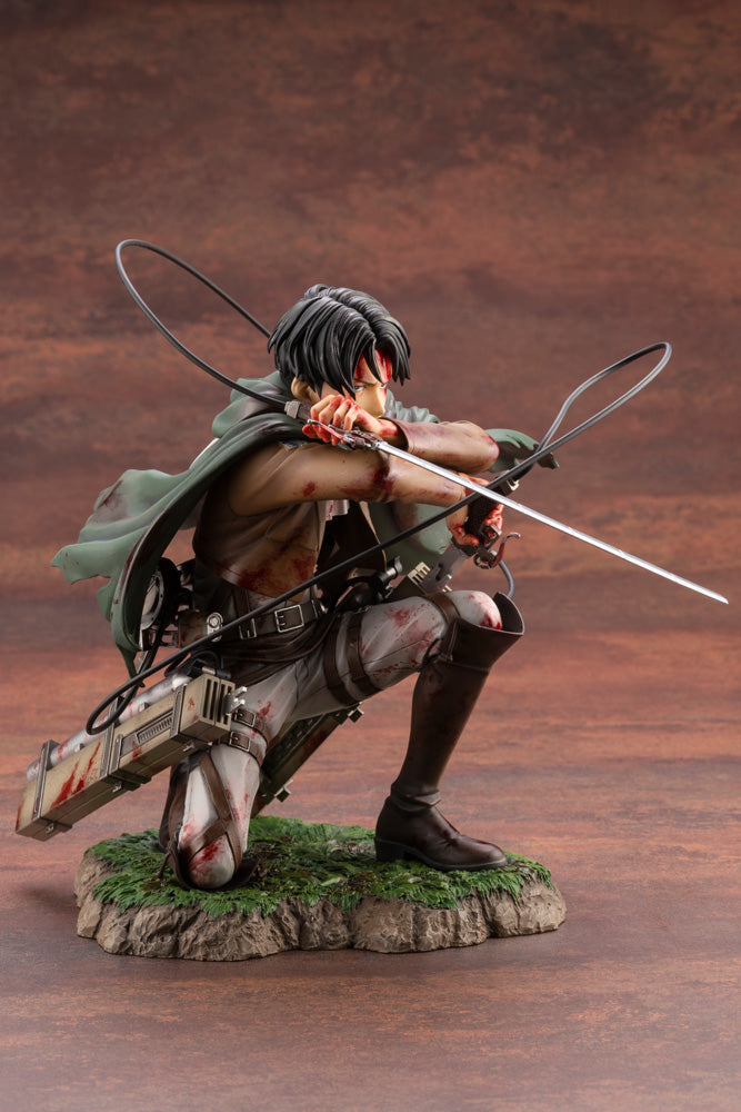 IN-STOCK Kotobukuya - ARTFX J - Attack on Titan - Levi: Fortitude Ver. 1/7 [2nd Release]