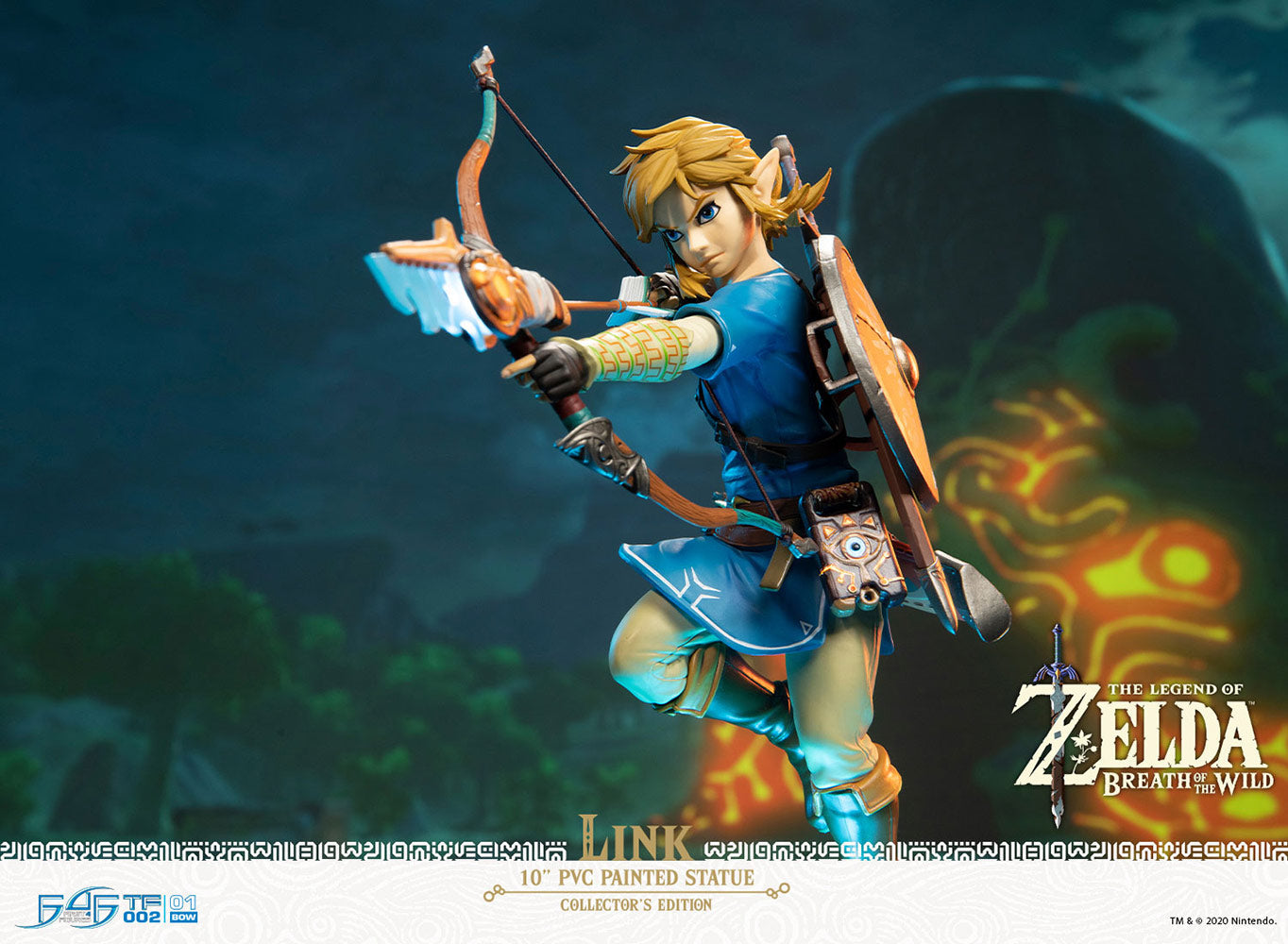 IN-STOCK First 4 Figures - The Legend of Zelda: Breath of the Wild - Link: Collector's Edition (Light-Up Function) [3rd Release]