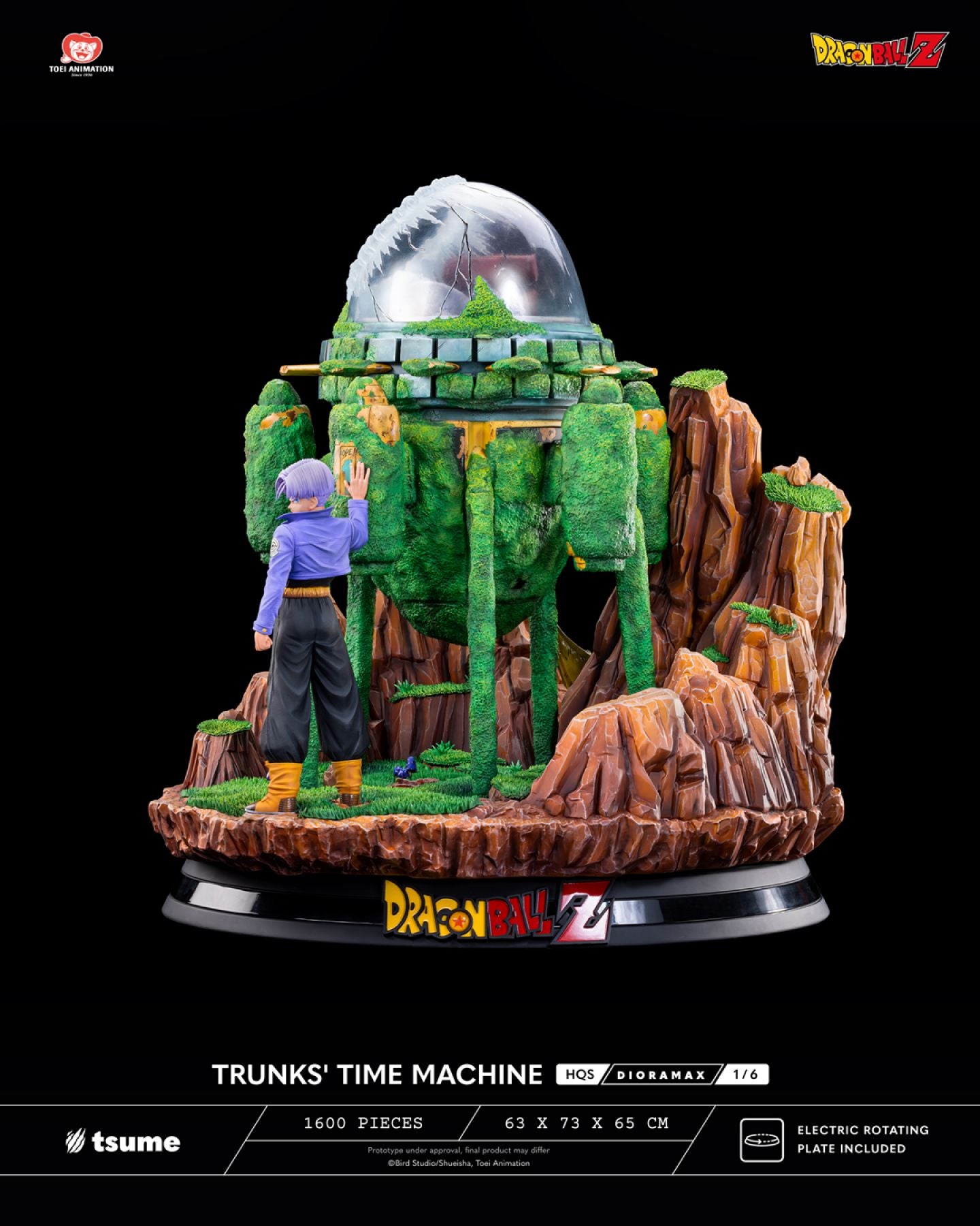 PRE-ORDER HQS Dioramax - Dragon Ball Z - Trunks' Time Machine 1/6