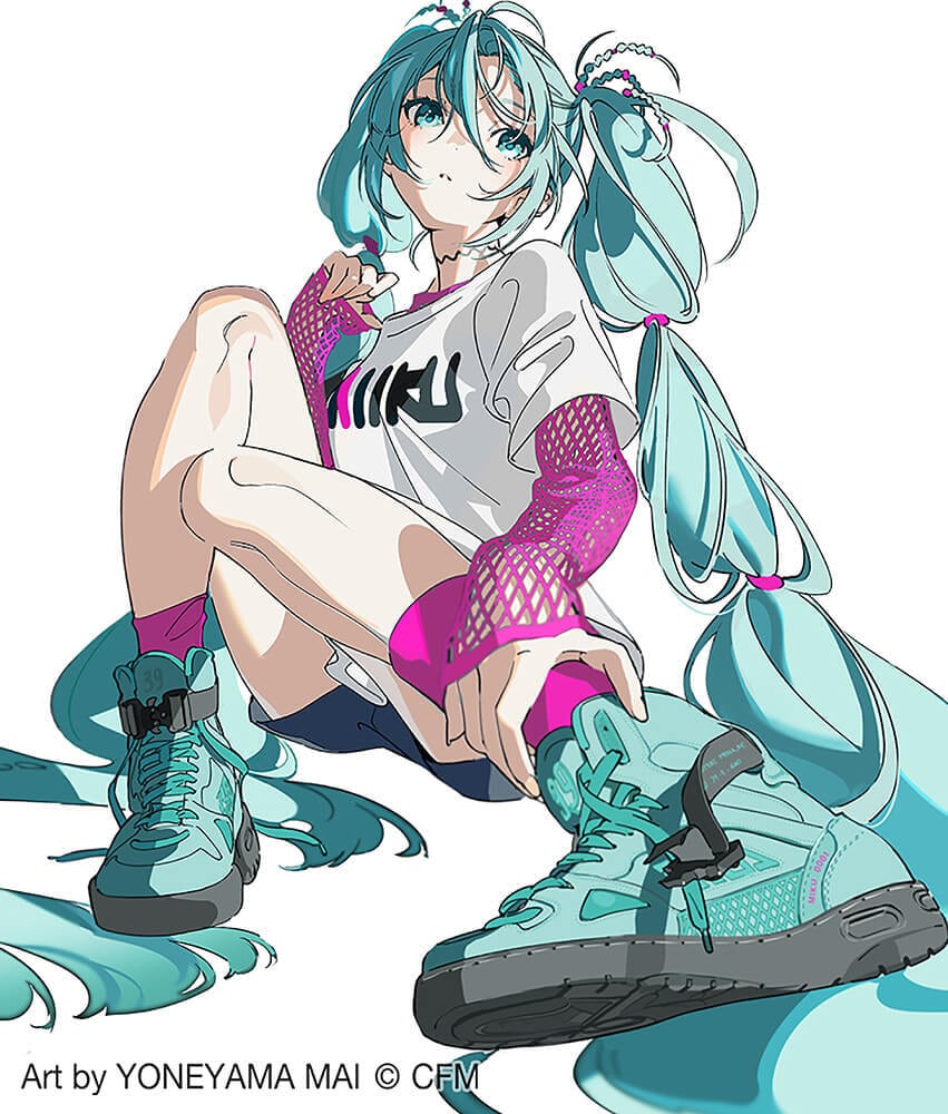 SPECIAL ORDER FILA x Hatsune Miku - Teratach 600 Hi: Light Blue/Grey [EXCLUSIVE]