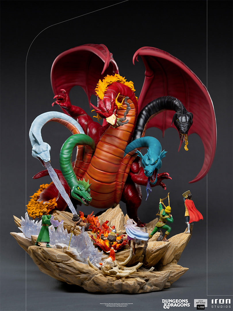 PRE-ORDER Dungeons and Dragons - Tiamat Battle Demi Art Scale 1/20