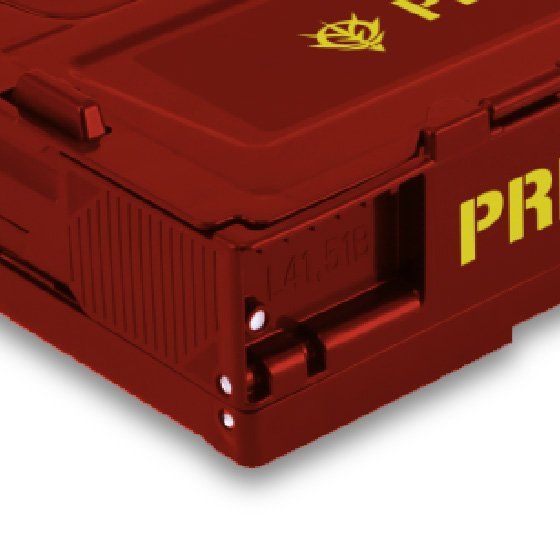 PRE-ORDER Mobile Suit Gundam - Zeon Principality Folding Container: Dark Red