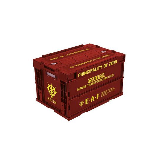 PRE-ORDER Mobile Suit Gundam - Zeon Principality Folding Container: Dark Red