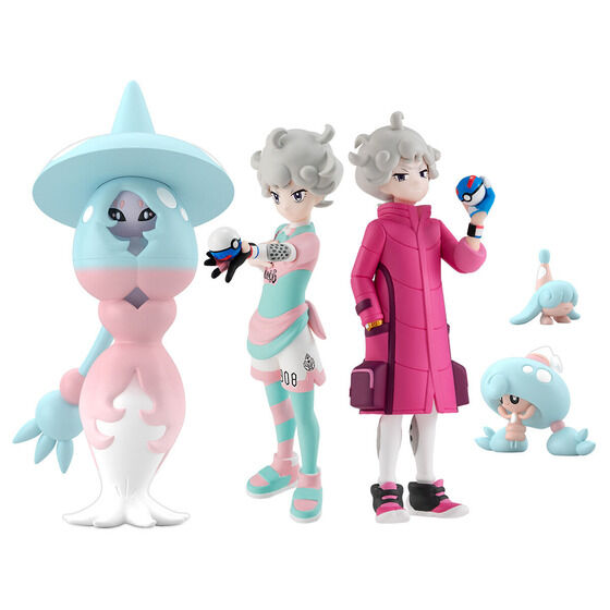 PRE-ORDER Pokemon Scale World Galar Region - Bede and Hatterene Evolution Line [EXCLUSIVE]
