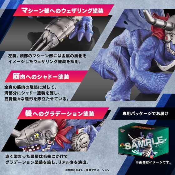 PRE-ORDER Dynamotion - Digimon Adventure 02 - Metal Greymon: Blue [EXCLUSIVE]